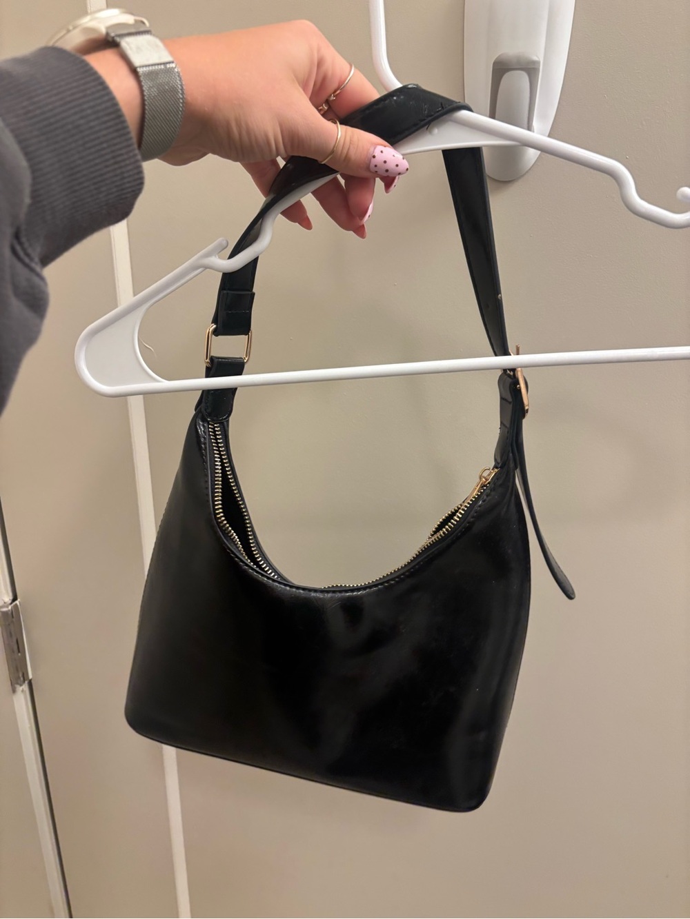 Princess Polly Black Bag